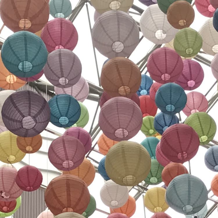 Festive flashlight, foldable round lamp, DIY 2