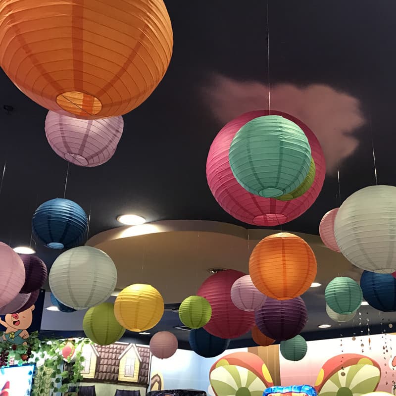 Festive flashlight, foldable round lamp, DIY 3