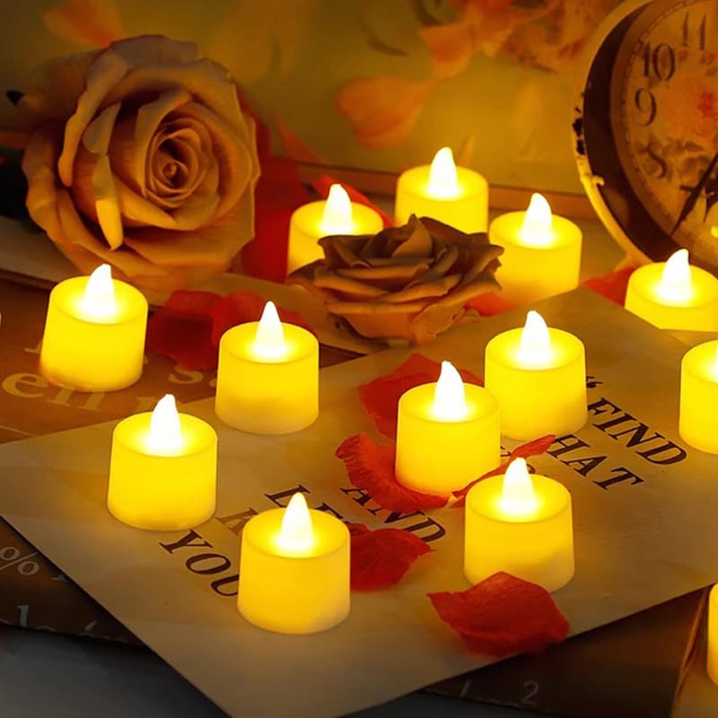 Electronic candle lights led candle lights creative wedding birthday wedding candles venue layout props electronic candles 2
