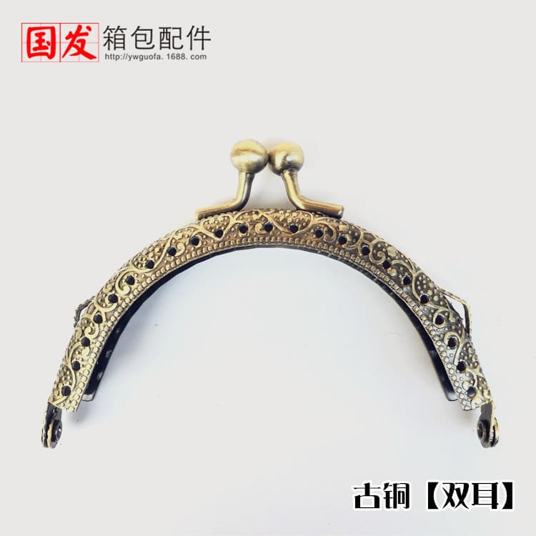 Special offer, single ear 8.5CM semicircle embossing machine with gold opening, coin purse opening, handbag hinge 3