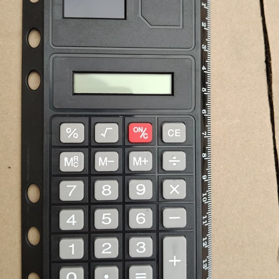 Supply 7-inch six-hole calculator handheld multi-function electronics 4
