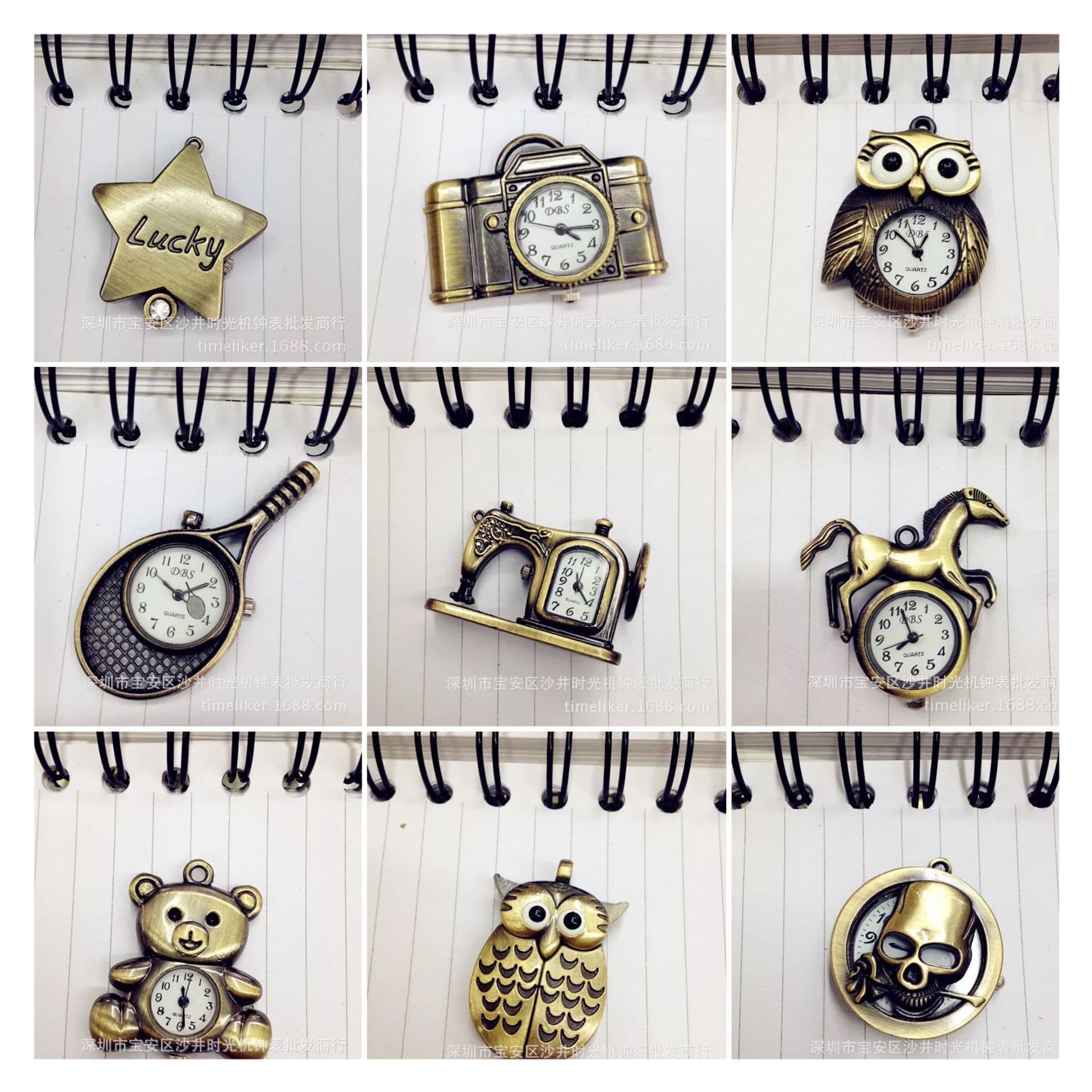 (Wholesale), apple, retro pocket watch, fashionable sweater for students, direct factory sales 4
