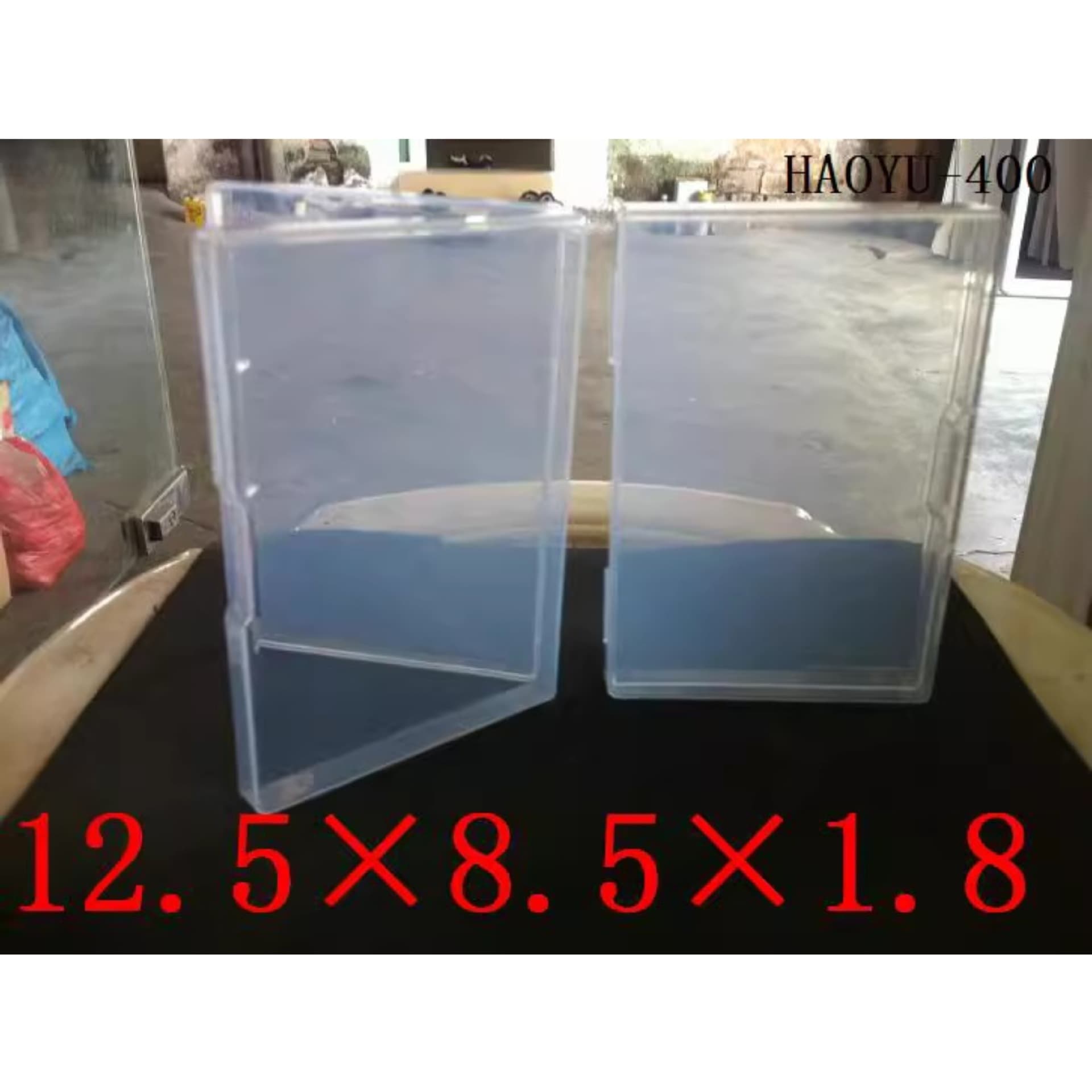 Folding transparent plastic materials set with accessories, storage box, sponge for face washing, storage system 1