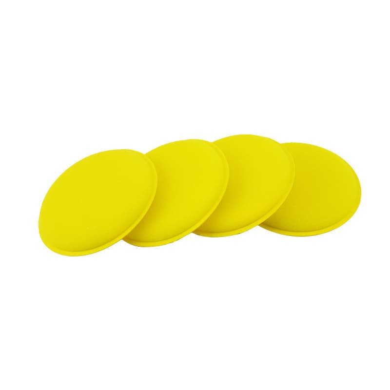 Waxed sponge polishing cloth, round hygienic bath sponge 5