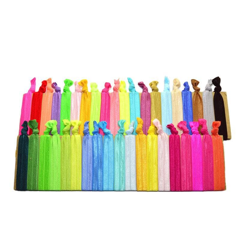[来自星星的你 继承者们 打结发圈 Hair tie 打结皮筋 糖果色发圈] 5