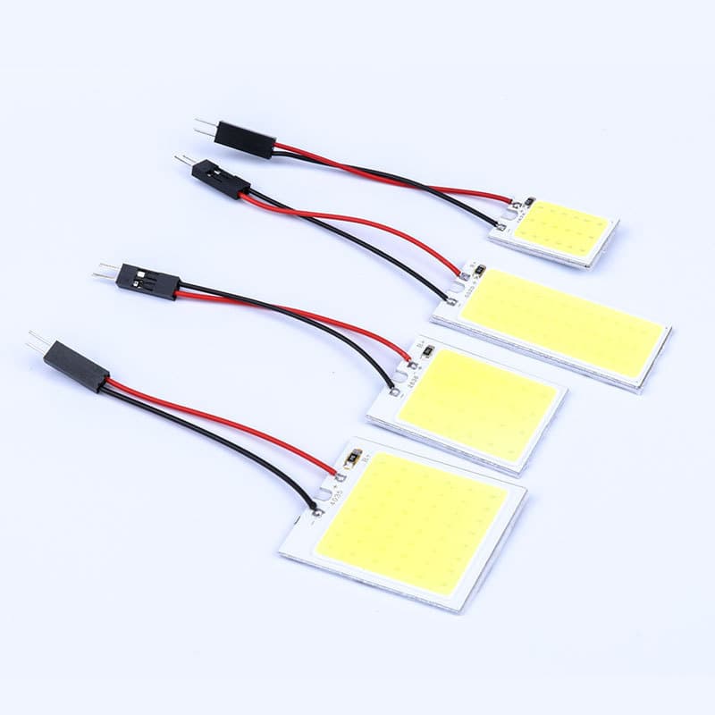 Car LED reading light COB room light.18.24.36.48SMD roof light trunk cabin light T10-SJ