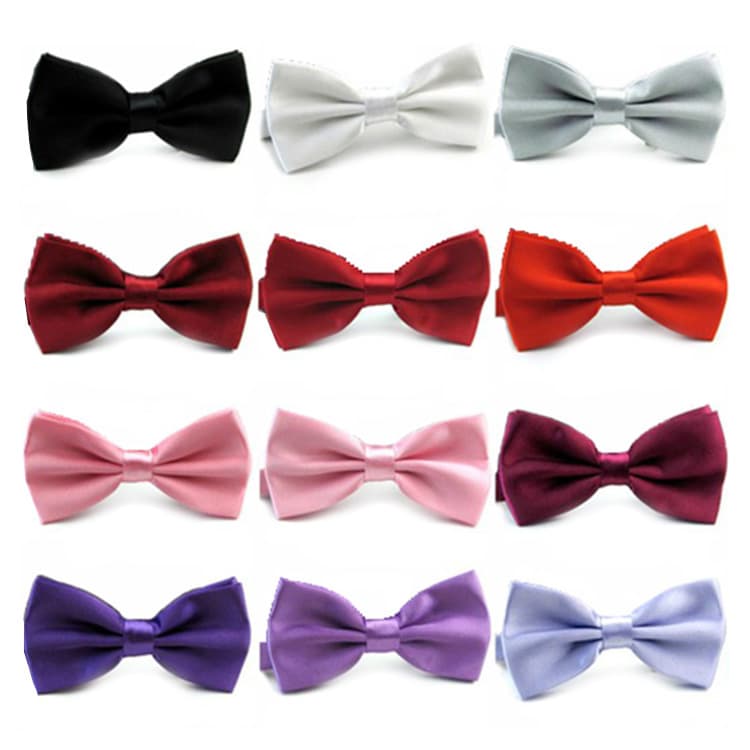 Solid color bow tie for hotel, Korean style, 35 colors 3