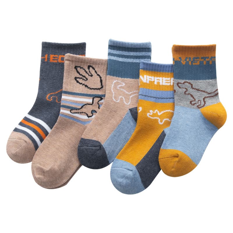 (Wholesale), demi-season cartoon children's fresh socks girl's 5
