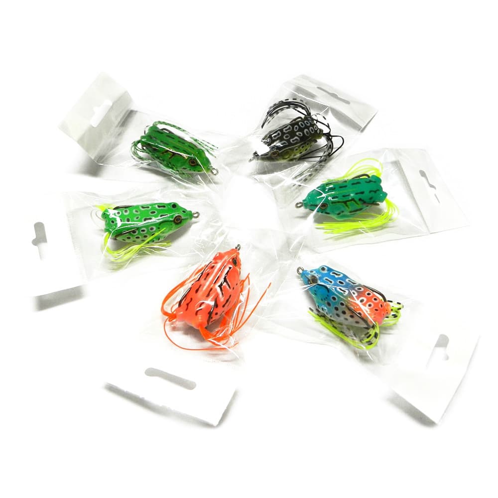 Thunder frog fake bait Hengjia cross -border supply soft bait Thunder frog 12.5g black fish sea bass fishing road Asian bait fishing gear wholesale 4