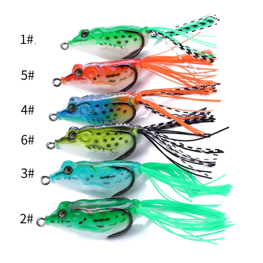 Thunder frog fake bait Hengjia cross -border supply soft bait Thunder frog 12.5g black fish sea bass fishing road Asian bait fishing gear wholesale 5