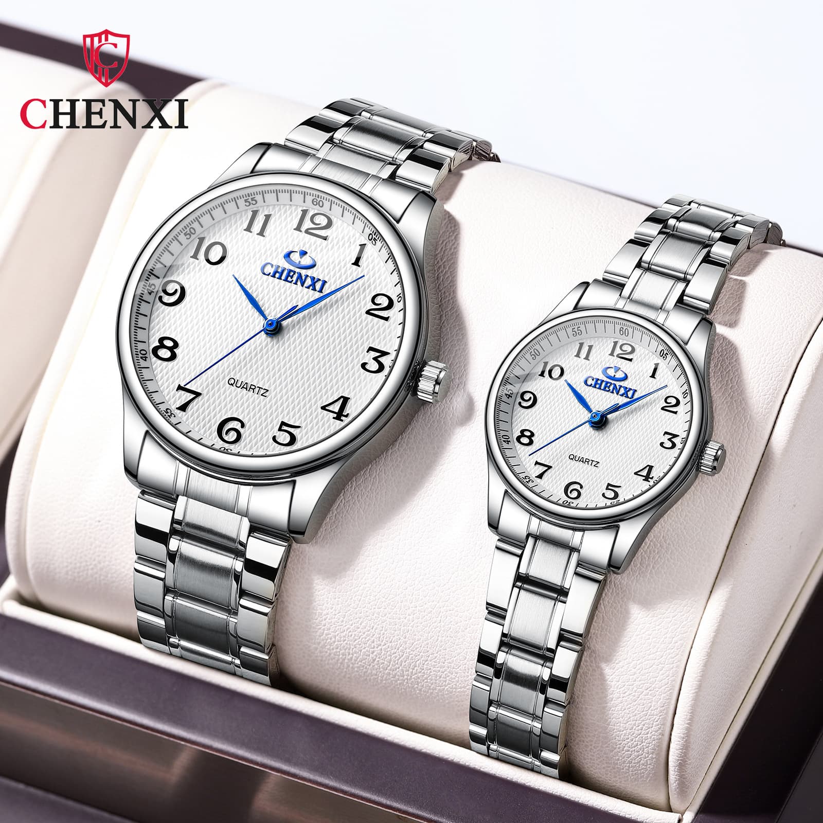 (Cross-border trading), watch, quartz steel belt for men and women, for beloved 1