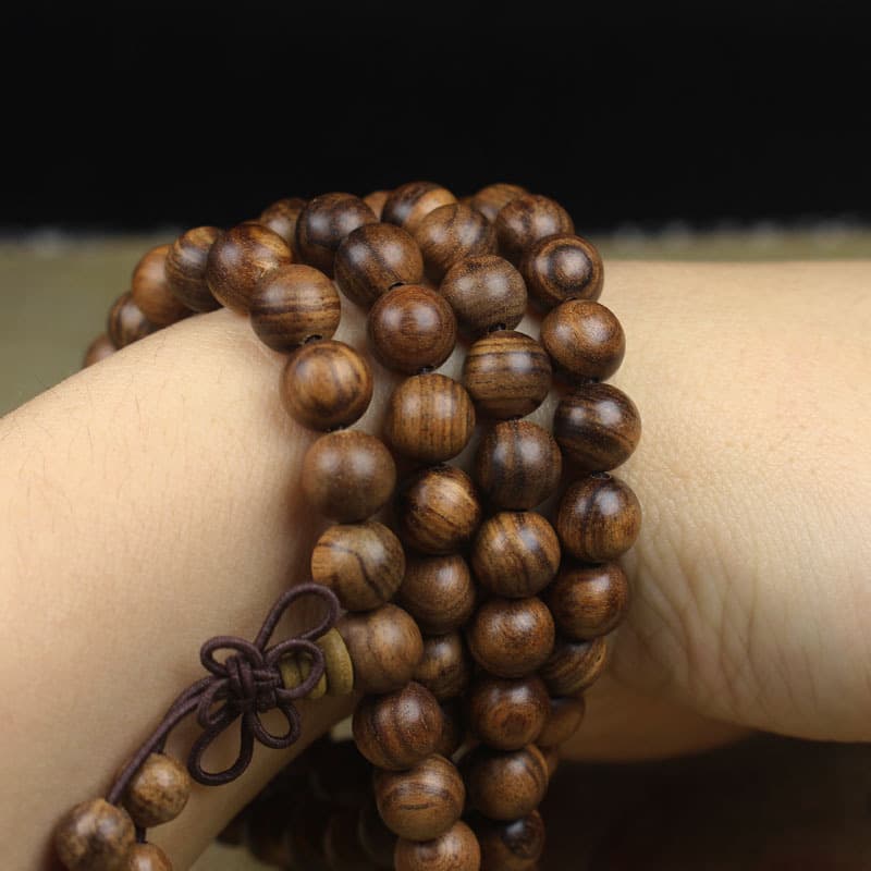 (Wholesale), rosary with round beads, bracelet for men and women, 108 beads, women's style 3