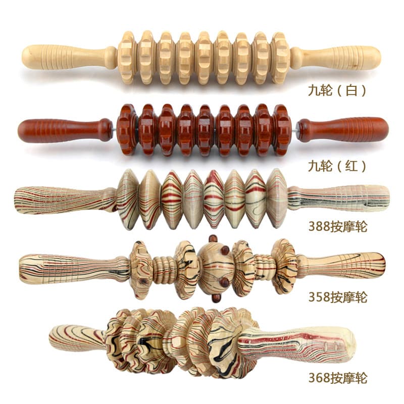 Wooden universal massager for gym 2