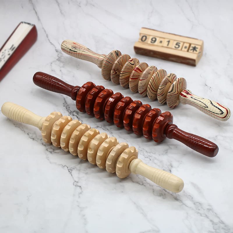 Wooden universal massager for gym 1