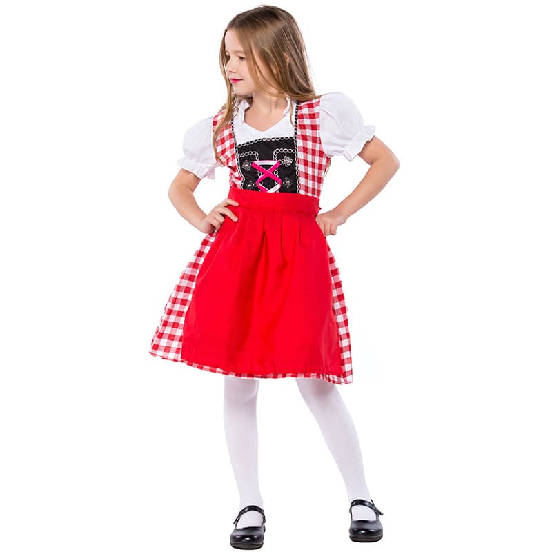 Girls Germany's traditional clothing Bavarian national clothing Munich Beer Festival event performance clothing clothing 4