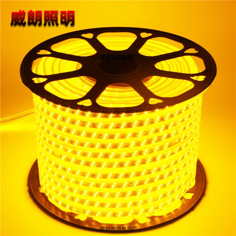 5050rgb2835 neon waterproof high voltage 220v flexible soft silicone led light strip wholesale outdoor 5730 light strip 1