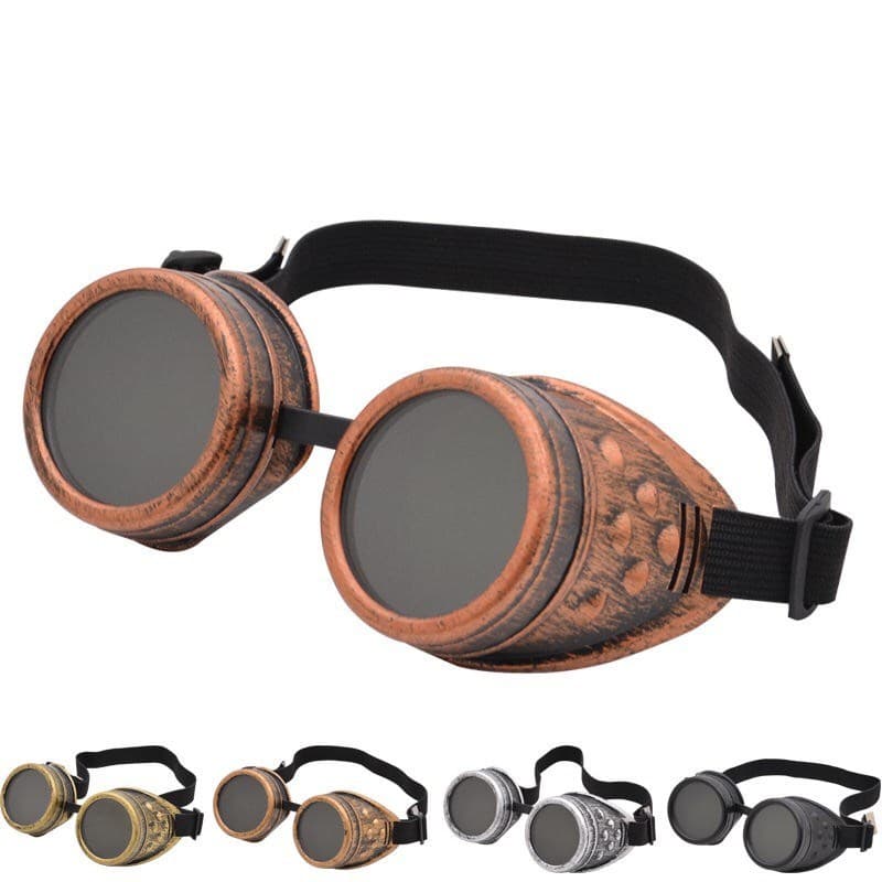 Retro protecting glasses, punk style, cosplay 5