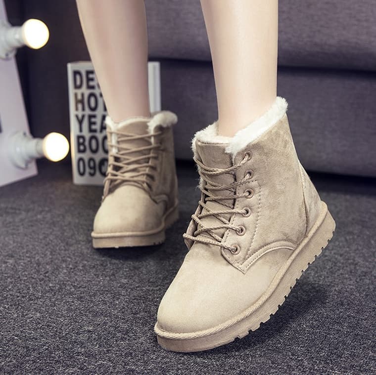 Martens, (Cross-border trading), demi-season keep warm low boots for students, plus size