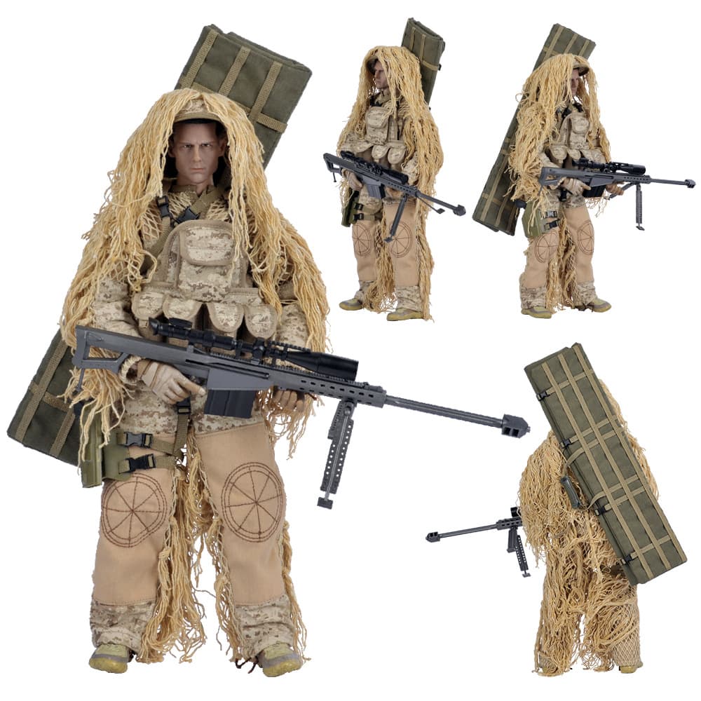 Factory wholesale plastic collector -grade multi -accessory 12 -inch sniper band Barreta military model 1/6 soldiers 6
