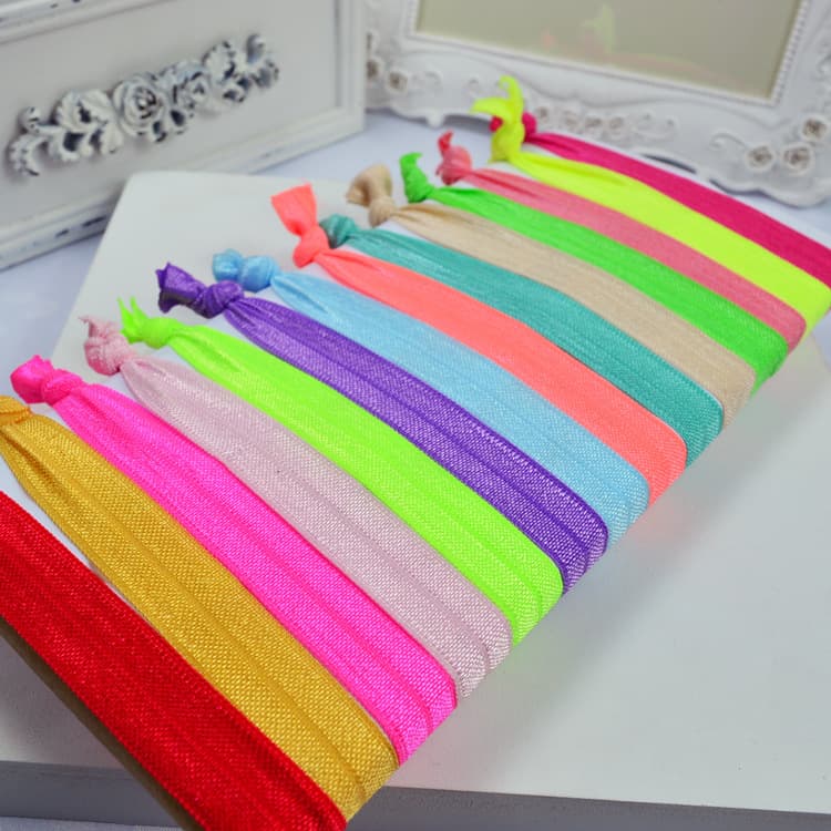 [2元店 韩版发饰 继承者们 打结皮筋发圈 发圈糖果色发绳 hair tie] 2