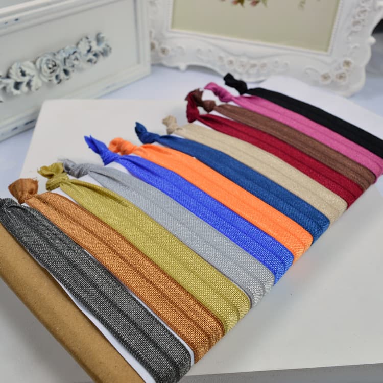 [2元店 韩版发饰 继承者们 打结皮筋发圈 发圈糖果色发绳 hair tie] 3