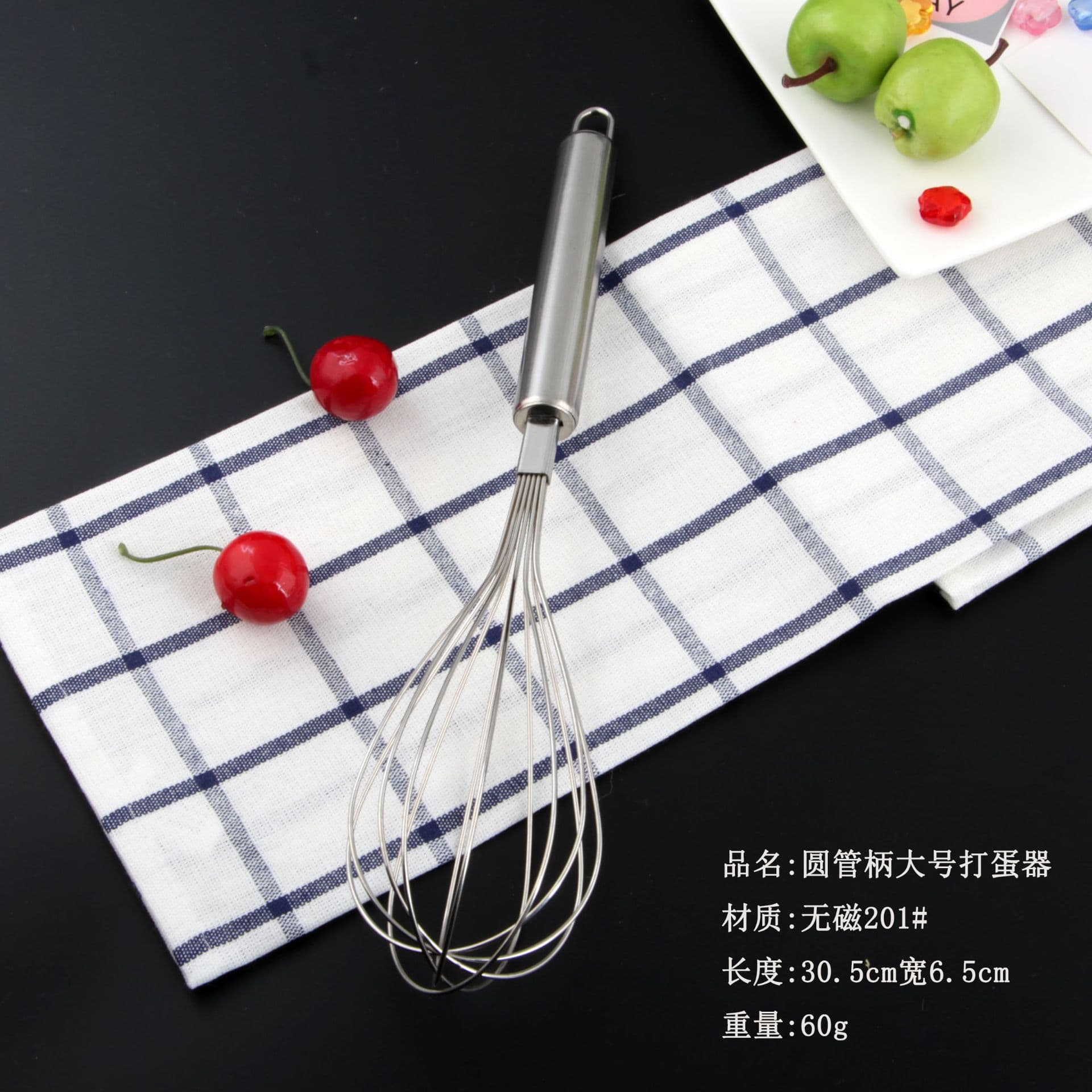 Egg whisk Manual stainless steel egg whisk Milk whisk Egg flour butter whisk Kitchen gadgets 2