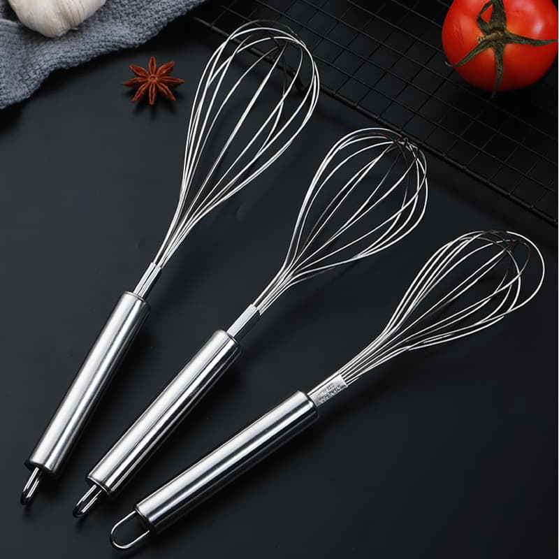 Egg whisk Manual stainless steel egg whisk Milk whisk Egg flour butter whisk Kitchen gadgets 1