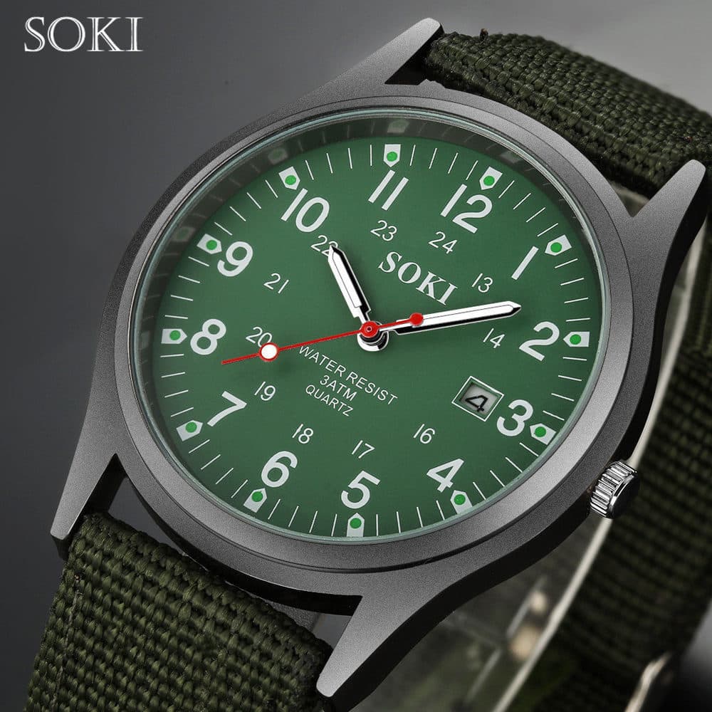 Men's watch for leisure, calendar, Birthday gift 2