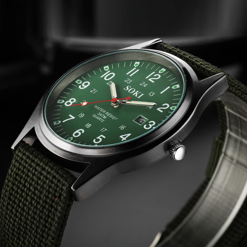 Men's watch for leisure, calendar, Birthday gift 3