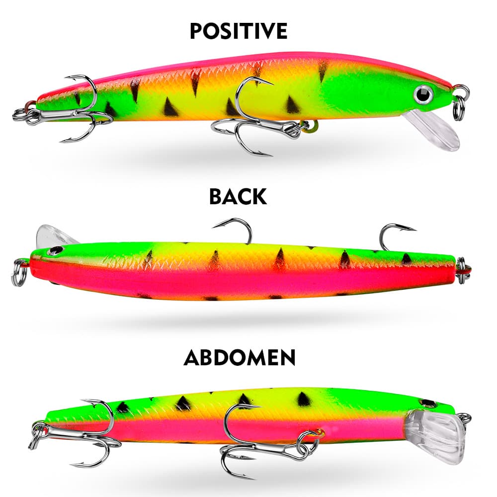 10 color roads hard bait 8.5g Luya fish bait Mono fish bait 9.5cm simulation bait fishing gear wholesale DW1198 4