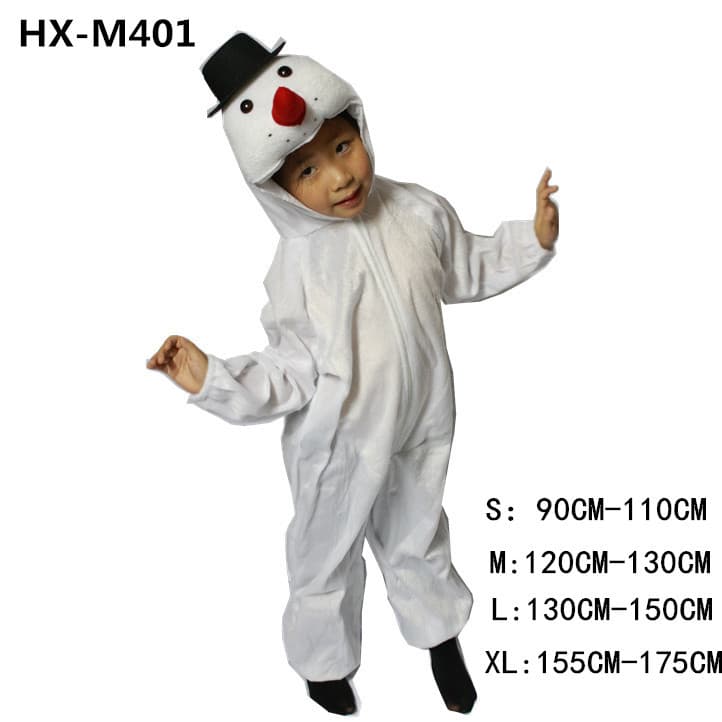 Small wholesale Christmas snowman clothing ice and snowman clothing kindergarten performance clothing Christmas clothing 1
