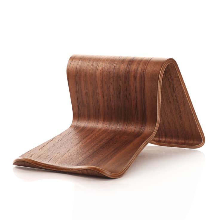Wooden Tablet & Laptop Stand with Tubing 3