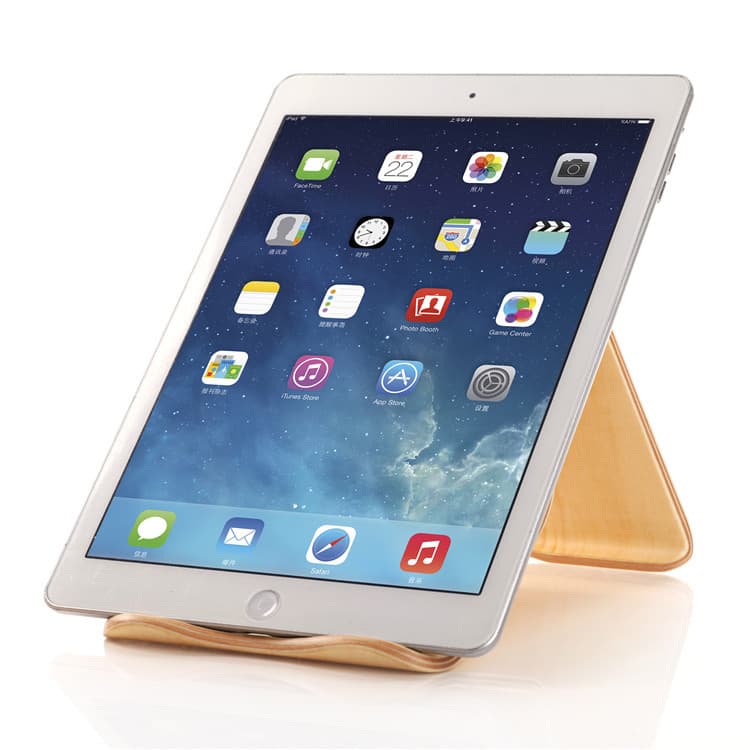 Wooden Tablet & Laptop Stand with Tubing 5