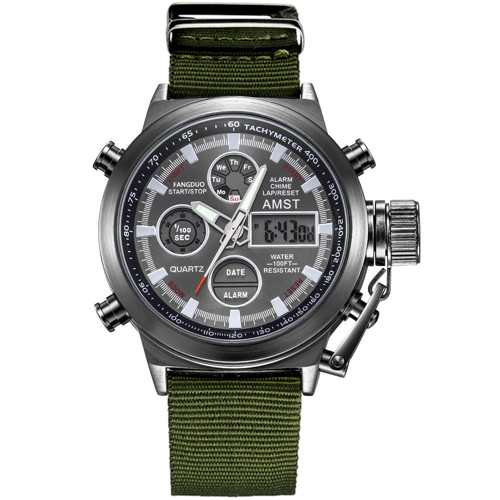 AMST Retro fashionable digital watch for leisure, simple and elegant design 3