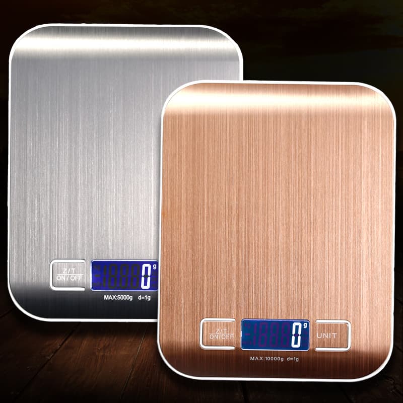 Weighing stainless steel kitchen scale 5kg baking household electronic scale 10kg mini scale food ingredients gram 2