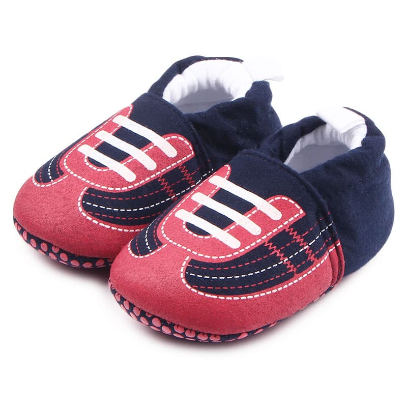 Factory direct selling babyshoes Baby learning shoes baby soft bottom shoes cotton can not drop shoes men and women 2