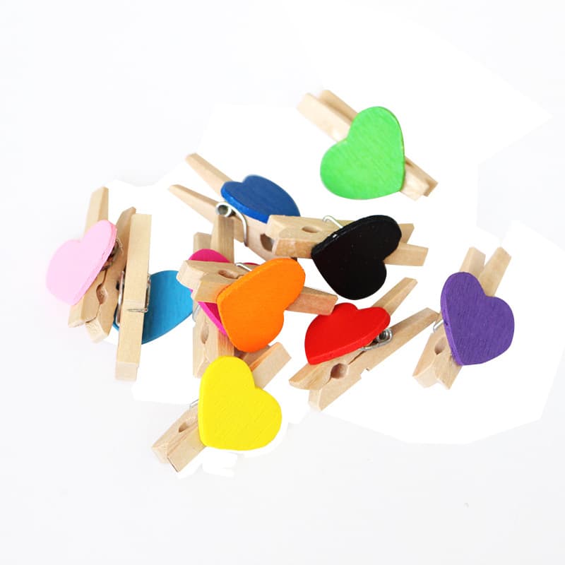 Manufacturer supply 3X0.4cm Creative clip Photo Folder Photo Folder Photo Wall Signing Follow Message Picking Love Folder 5