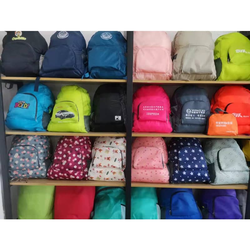 Travel foldable handheld backpack for men and women, children's travel bag, school bag, Birthday gift 2