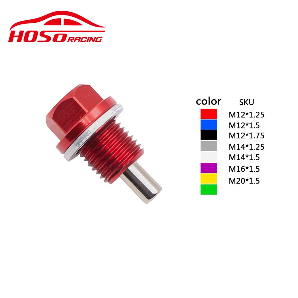 Car Universal Aluminum Alloy Magnetic Oil Putting Oil Oil Oil Blind Cousin Screw M121416182024