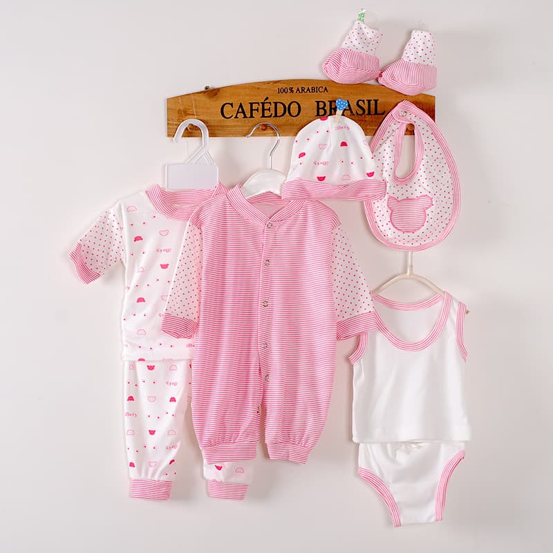 (Cross-border trading), children's set for new born, (Physicals), 8 pieces, Terylene Cotton 1
