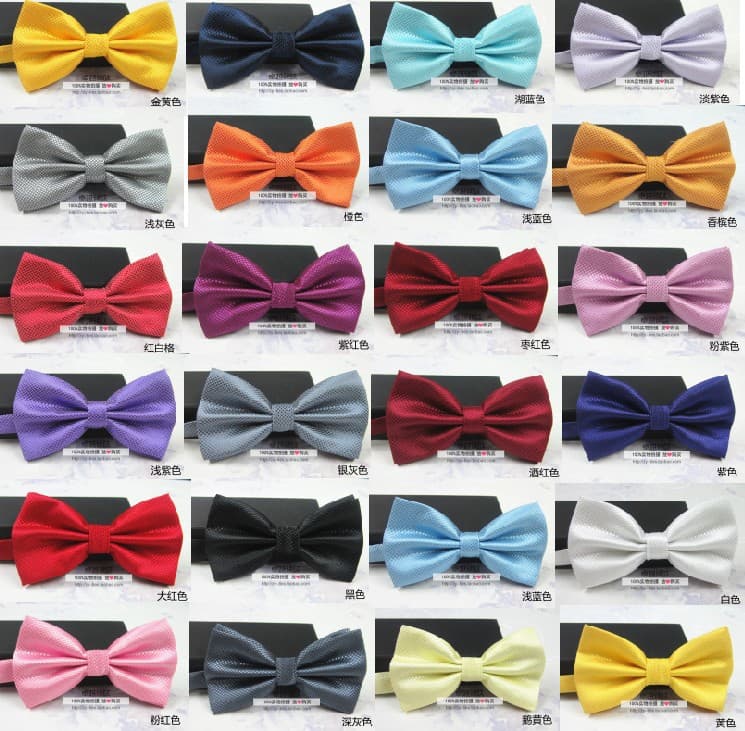 Men's multicoloured bow tie for adults with bow, polyester 4