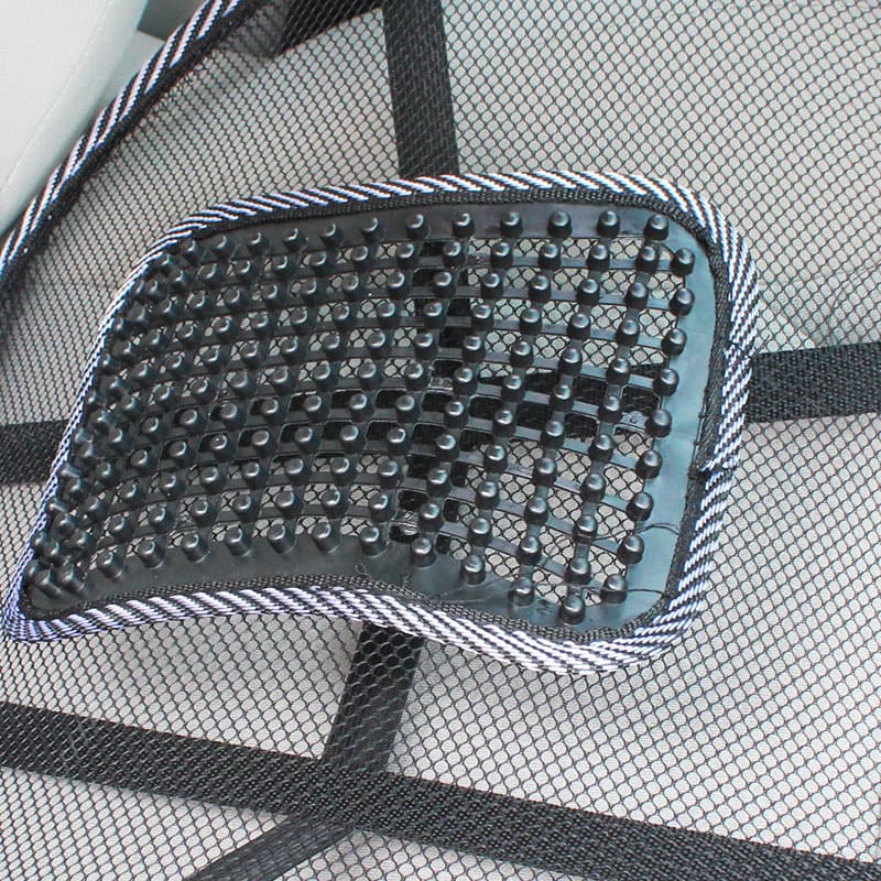 Car leather nails Summer steel wire waist leaning on the car cushion waist cushion four seasons car ice wire massage office office 5