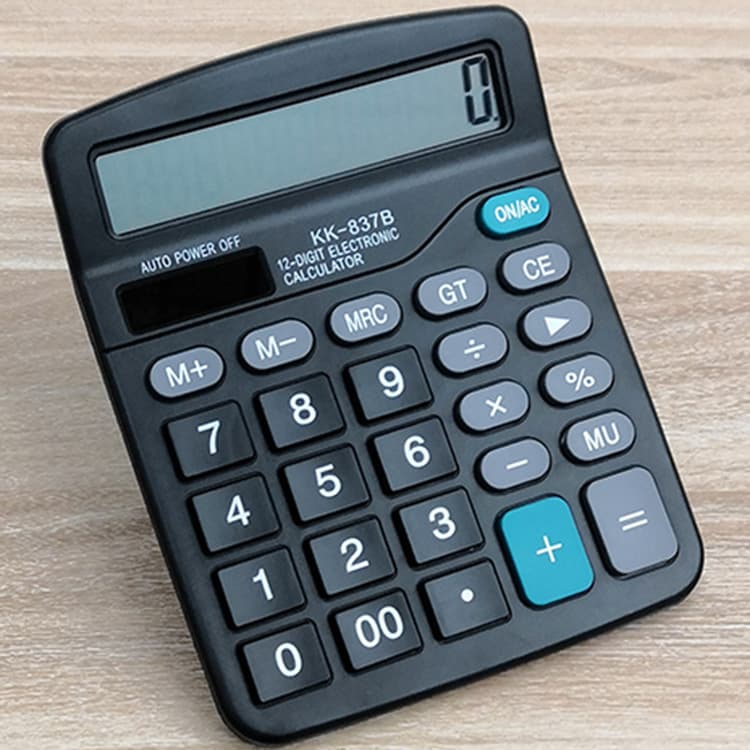 837B office calculator supermarket foreign trade source student calculator logo printing advertising computer 2