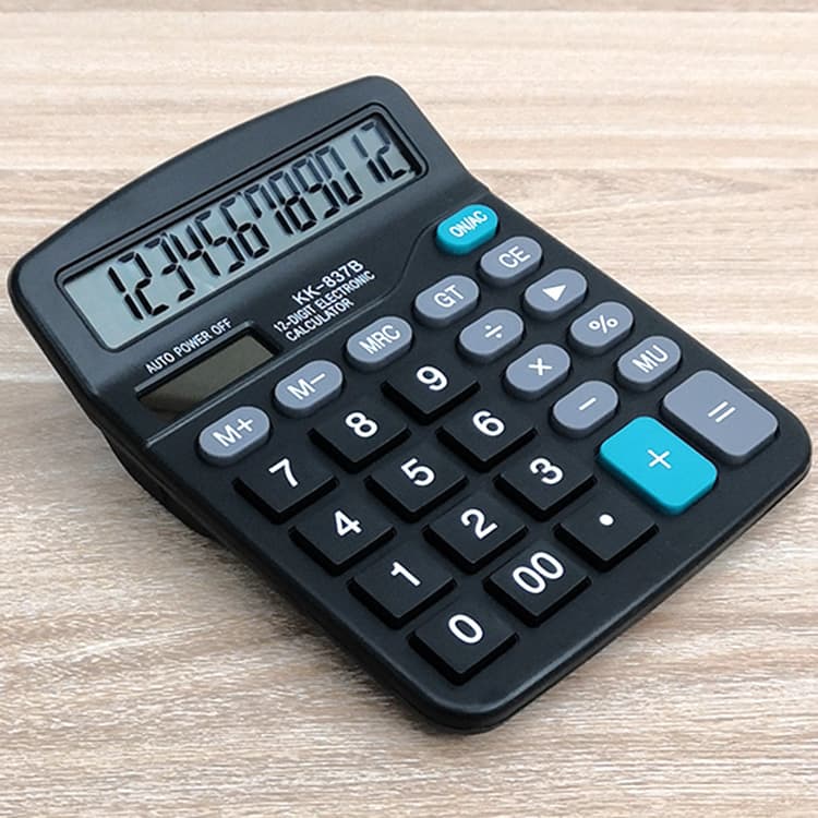 837B office calculator supermarket foreign trade source student calculator logo printing advertising computer 3