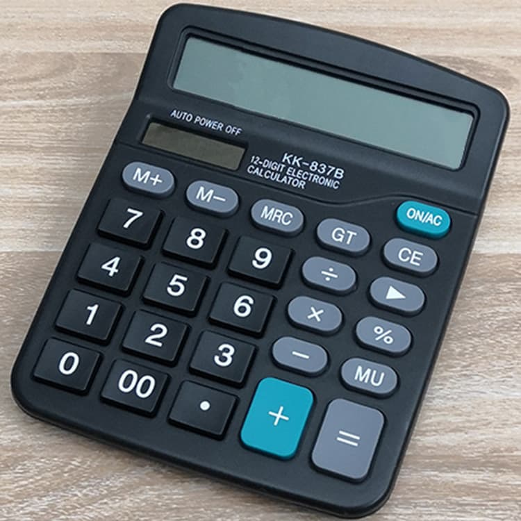 837B office calculator supermarket foreign trade source student calculator logo printing advertising computer 4