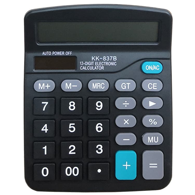 837B office calculator supermarket foreign trade source student calculator logo printing advertising computer 5