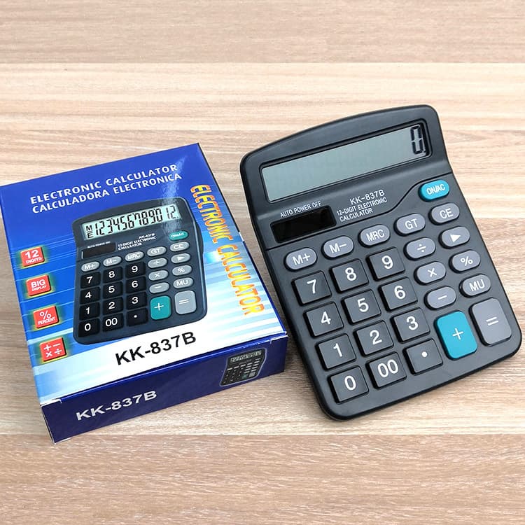 837B office calculator supermarket foreign trade source student calculator logo printing advertising computer 1