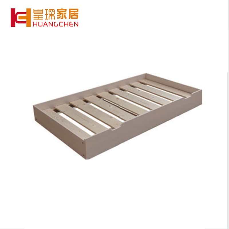 Crib from natural wood, double-layer furniture for bedroom for students, for teenagers 3