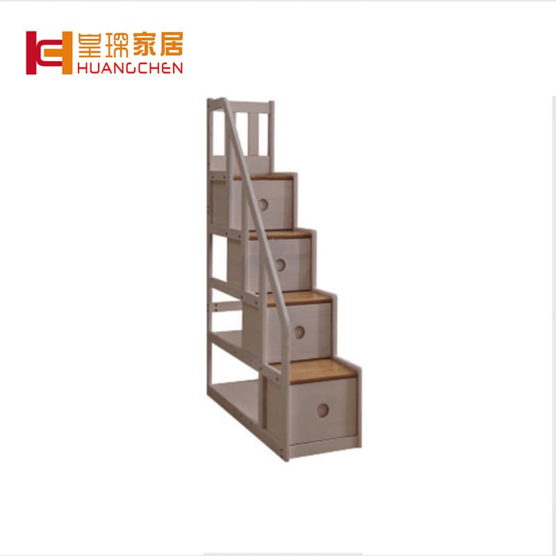 Crib from natural wood, double-layer furniture for bedroom for students, for teenagers 4