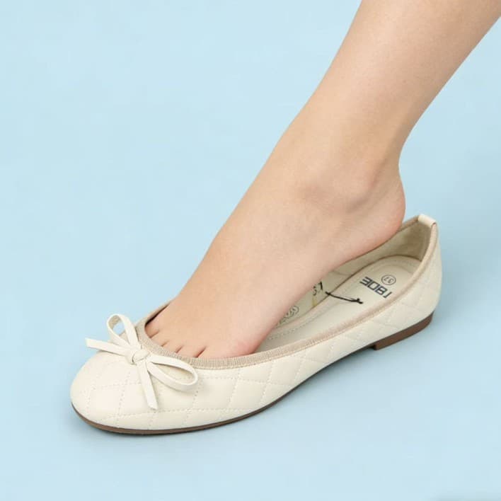 2025 foreign trade cross-border Russian single plaid bow flat shoes women's single shoes large size one piece dropshipping live broadcast 42 2
